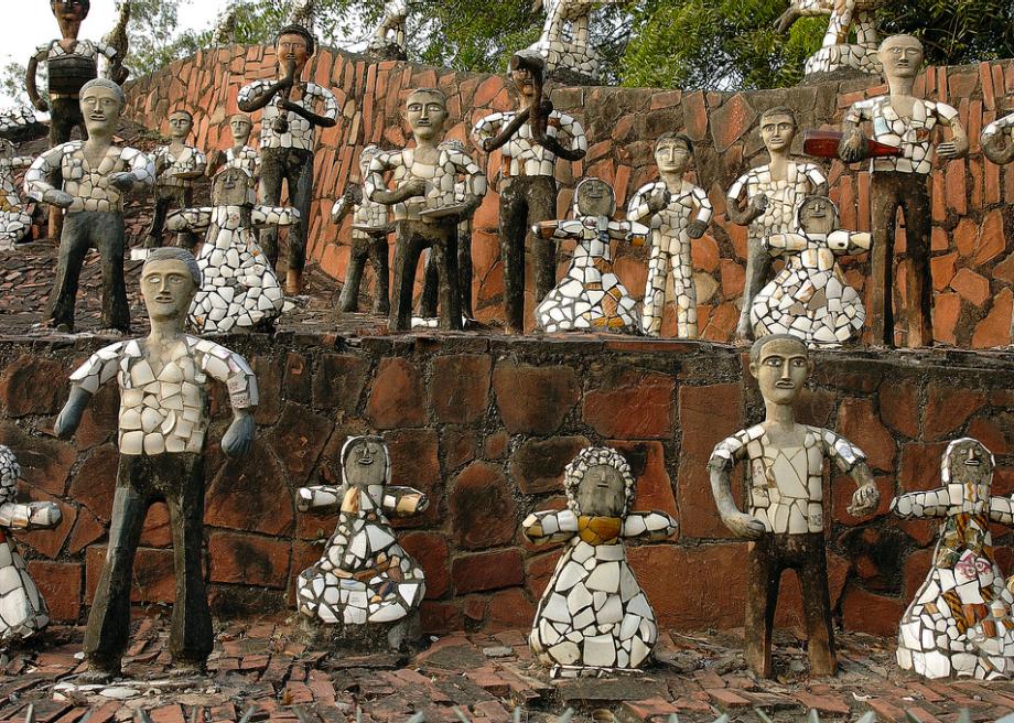 Nek Chand S Rock Garden In Chandigarh Was Built Illegally And In