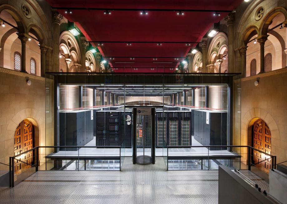 Barcelona Supercomputing Center At The Former Chapel Torre Girona