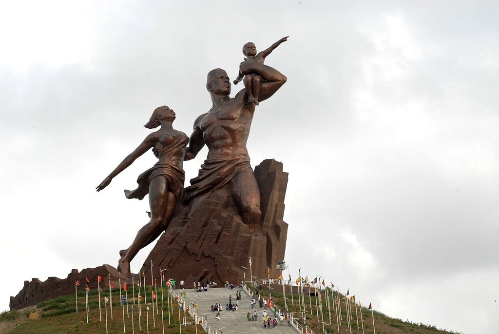 The African Renaissance Monument in Dakar, Senegal