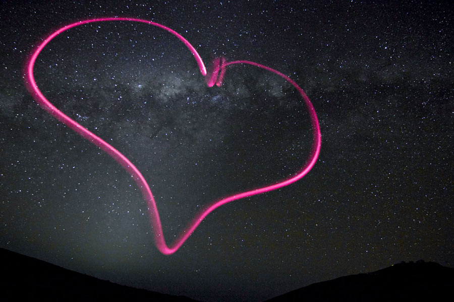 The Heart of the Milky Way, for Valentine&rsquo;s Day