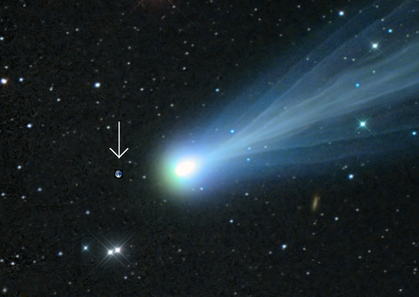ISON and Earth
