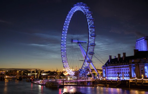 noctilucent clouds