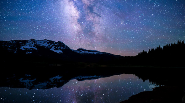 Lake and Milky Way