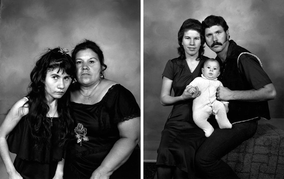 Leon Borensztein, American Portraits, awkward family photos