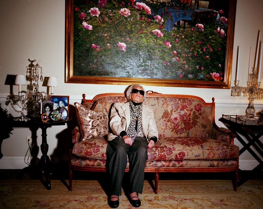 Grandma on Mom's Couch, New York City, 2011
