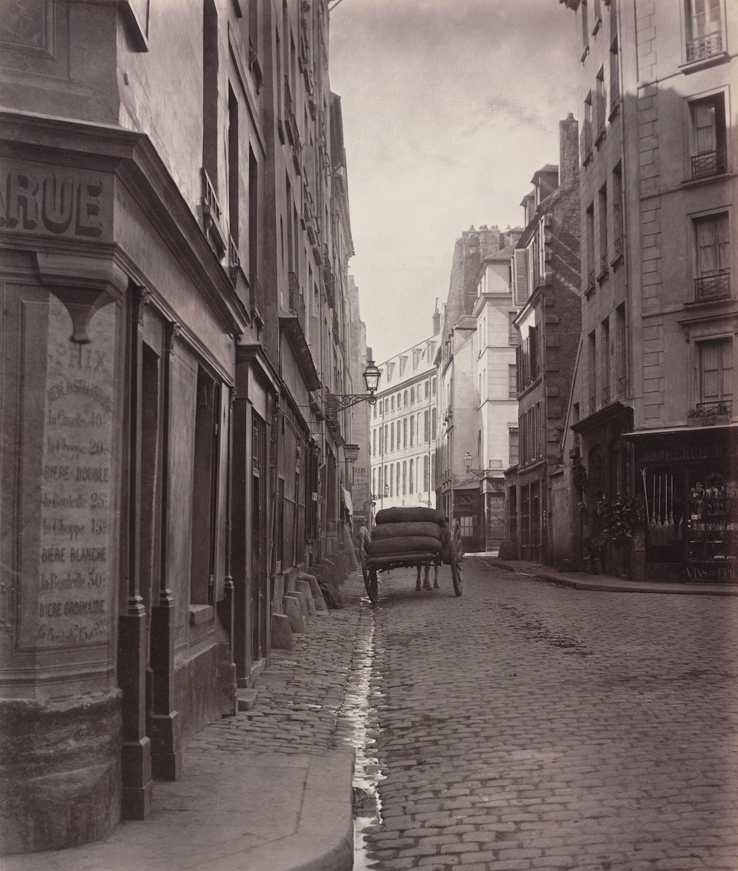 13. Rue de la Bûcherie from the cul de sac Saint-Ambroise (Fifth Arrondissement), 1866-68