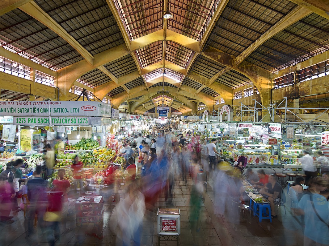 Ben Thanh Market, North Entrance, Saigon, Vietnam - 2013