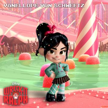 Vanellope Von Schweetz aka &quot;the glitch&quot; from Wreck-It Ralph