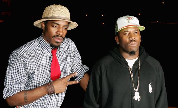 71522270 André 3000 and Big Boi of Outkast