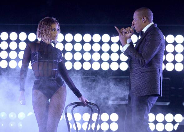 Beyonce Grammys 2014 performance with Jay Z