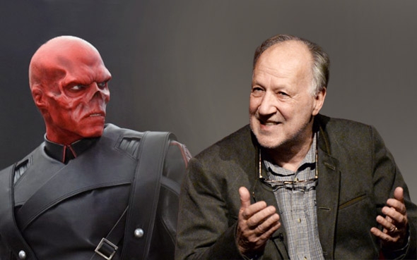 Red Skull from Captain America (2011) and Werner Herzog. 