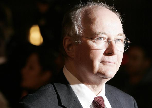 Philip Pullman at premiere of the Golden Compass movie.  