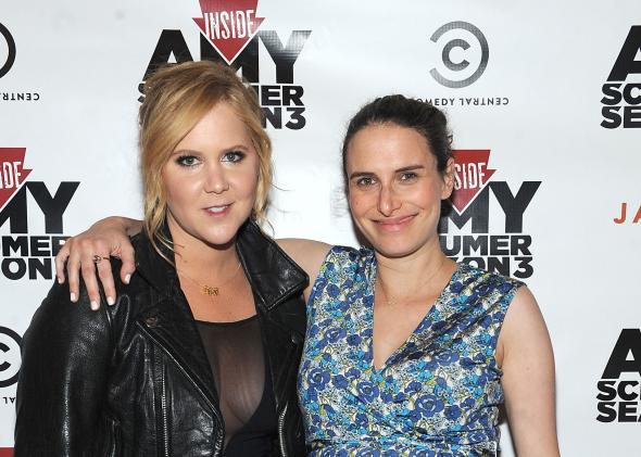 Amy Schumer and Jessi Klein at the premiere party for Inside Amy Schumer Season 3.