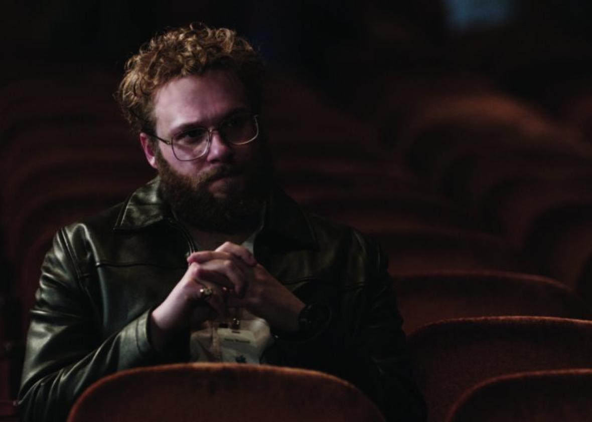 Still of Seth Rogen in Steve Jobs.