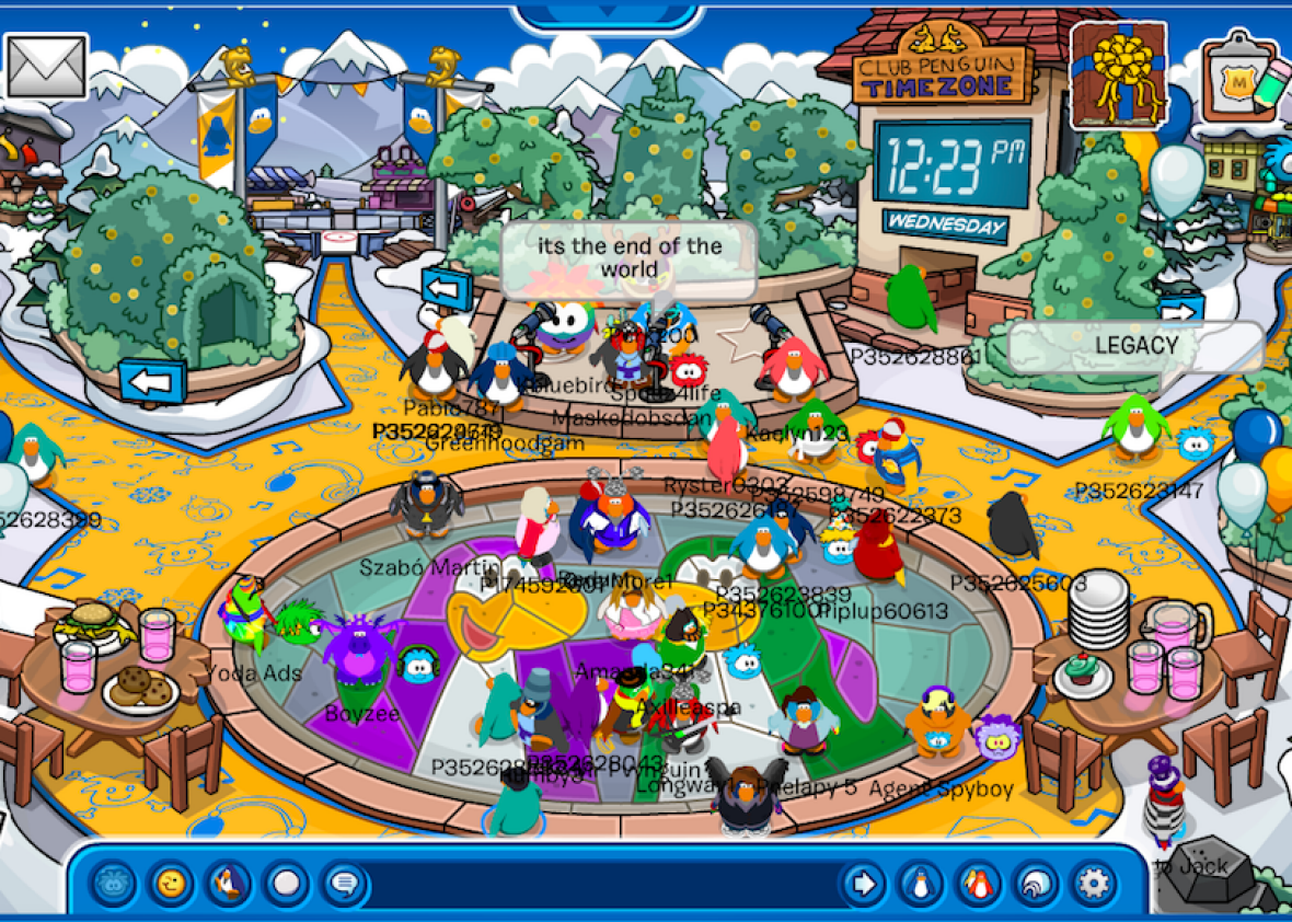What the end of Disney’s MMO Club Penguin was like inside the game.