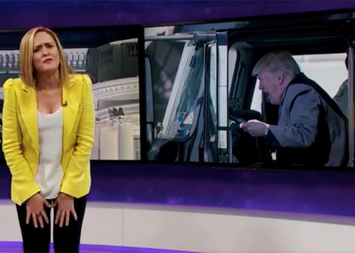 Watch the pre empted opening of Full Frontal with Samantha Bee
