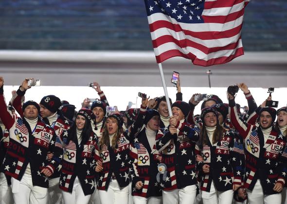 467618823-nordic-combined-skier-todd-lodwick-of-the-united-states opening ceremony sweaters