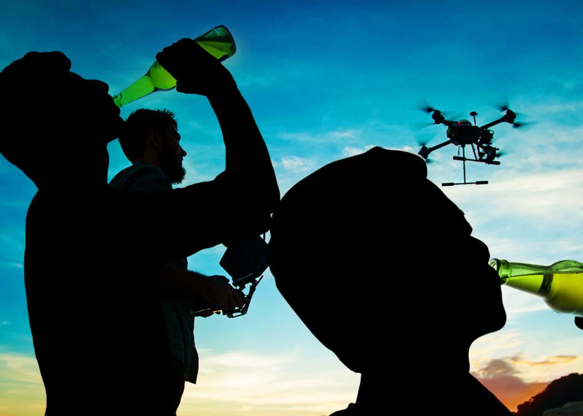 Don't drink and drone