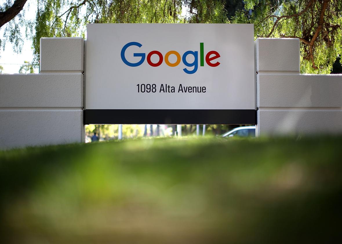 486234010-the-new-google-logo-is-displayed-on-a-sign-outside-of