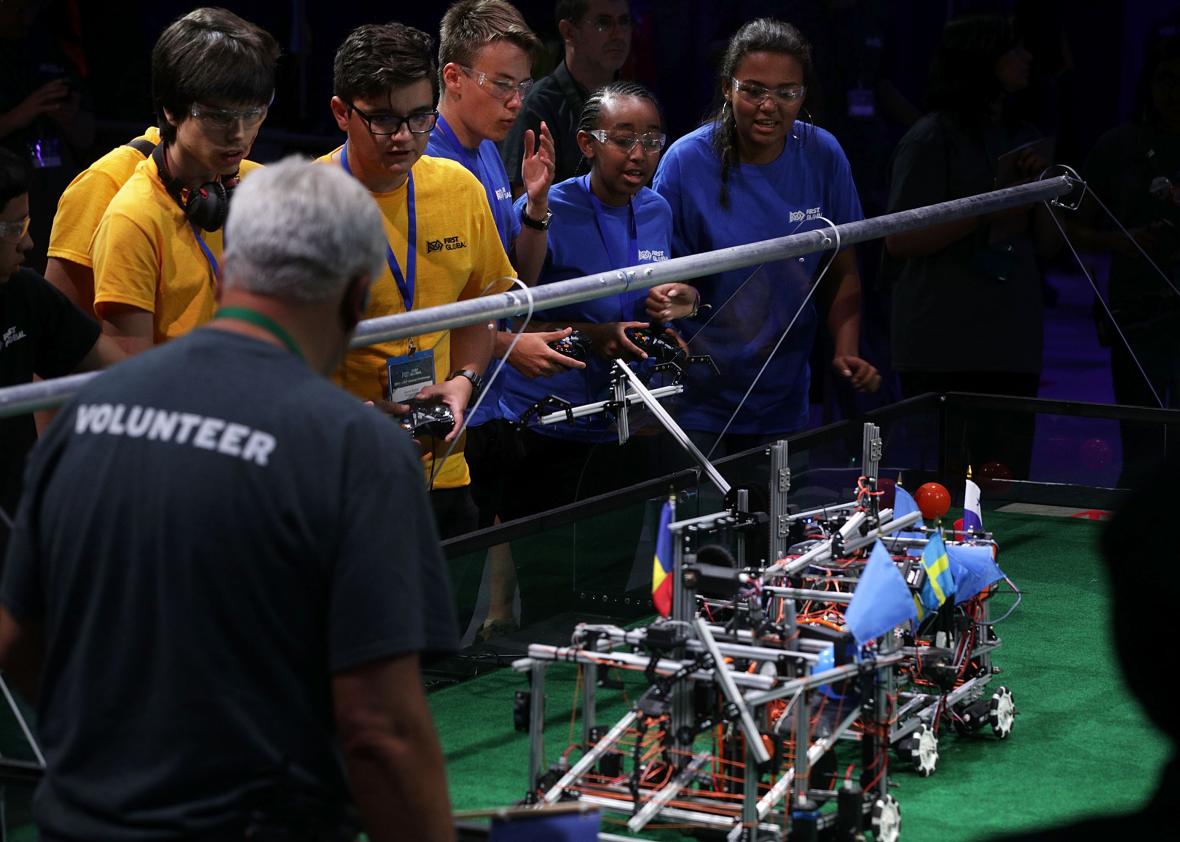 Teams-From-Around-The-Globe-Attend-First-Global-International-Robot-Olympics