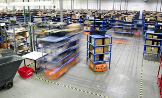 Amazon Acquires Warehouse Robot Firm