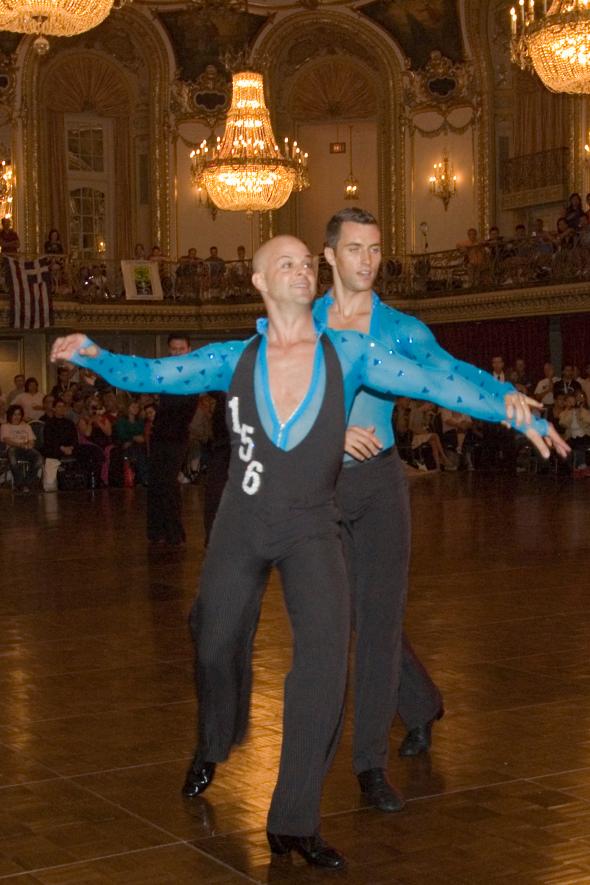 Same-sex ballroom dancers at Gay Games VII