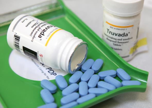 107091586-bottles-of-antiretroviral-drug-truvada-are-displayed-at