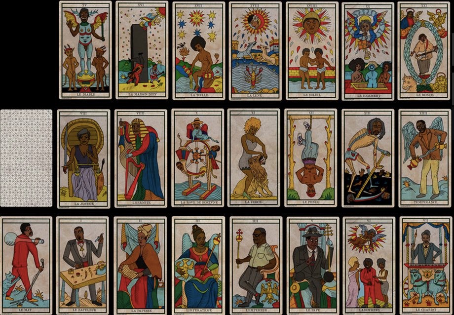 Black Power Tarot Cards from King Khan, Alejandro Jodorowsky, and