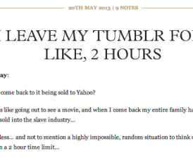 A Tumblr of Tumblr Users Going Nuts Over Yahoo Buying Tumblr