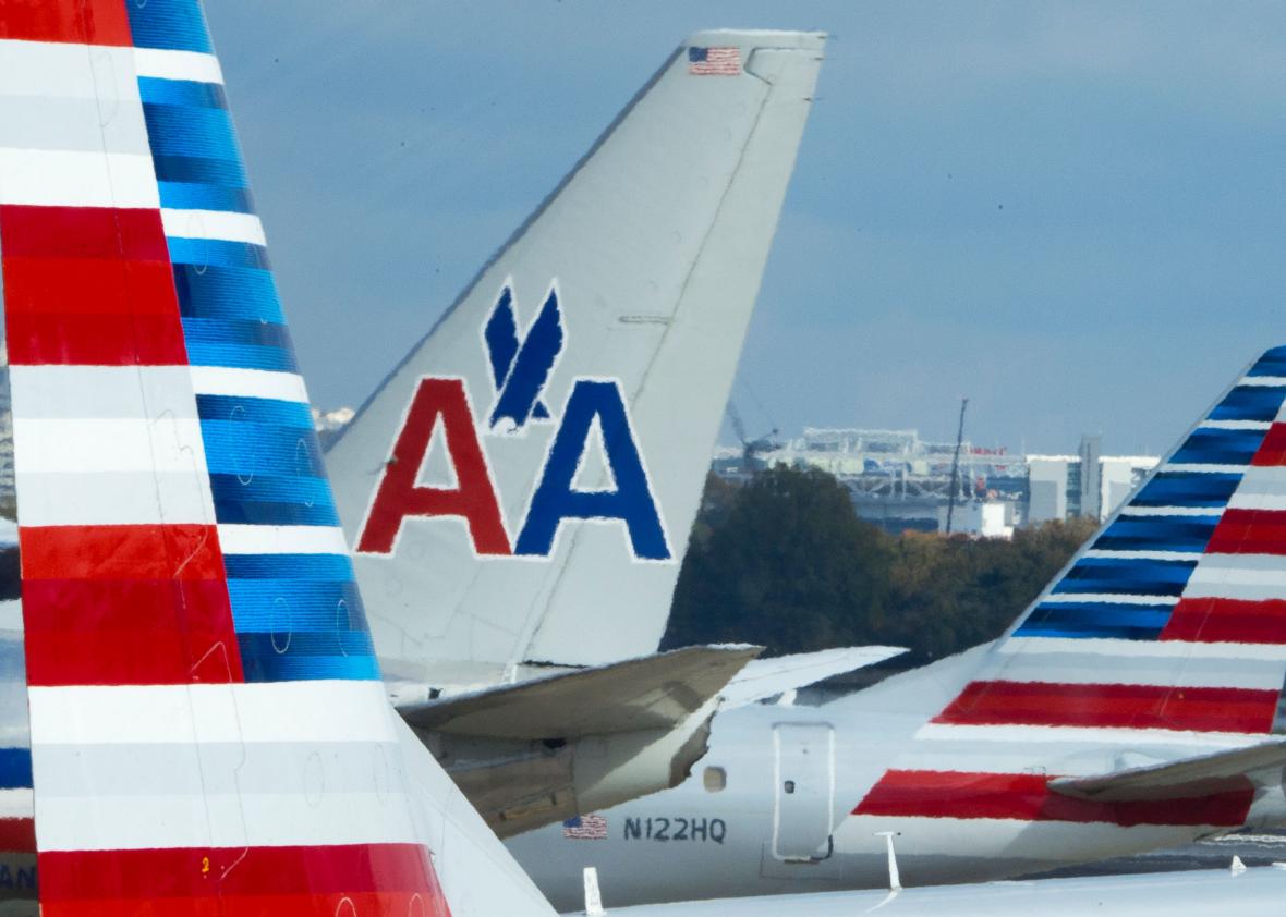 621953760-the-tails-of-different-versions-of-american-airlines
