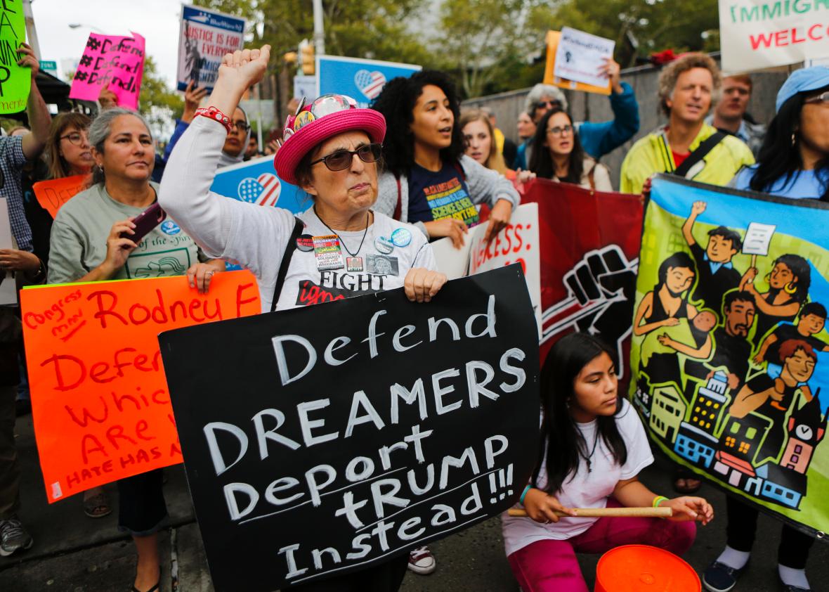 Acitvists-Hold-Rally-Against-President-Trumps-Decision-To-End-DACA Acitvists-Hold-Rally-Against-President-Trumps-Decision-To-End-DACA