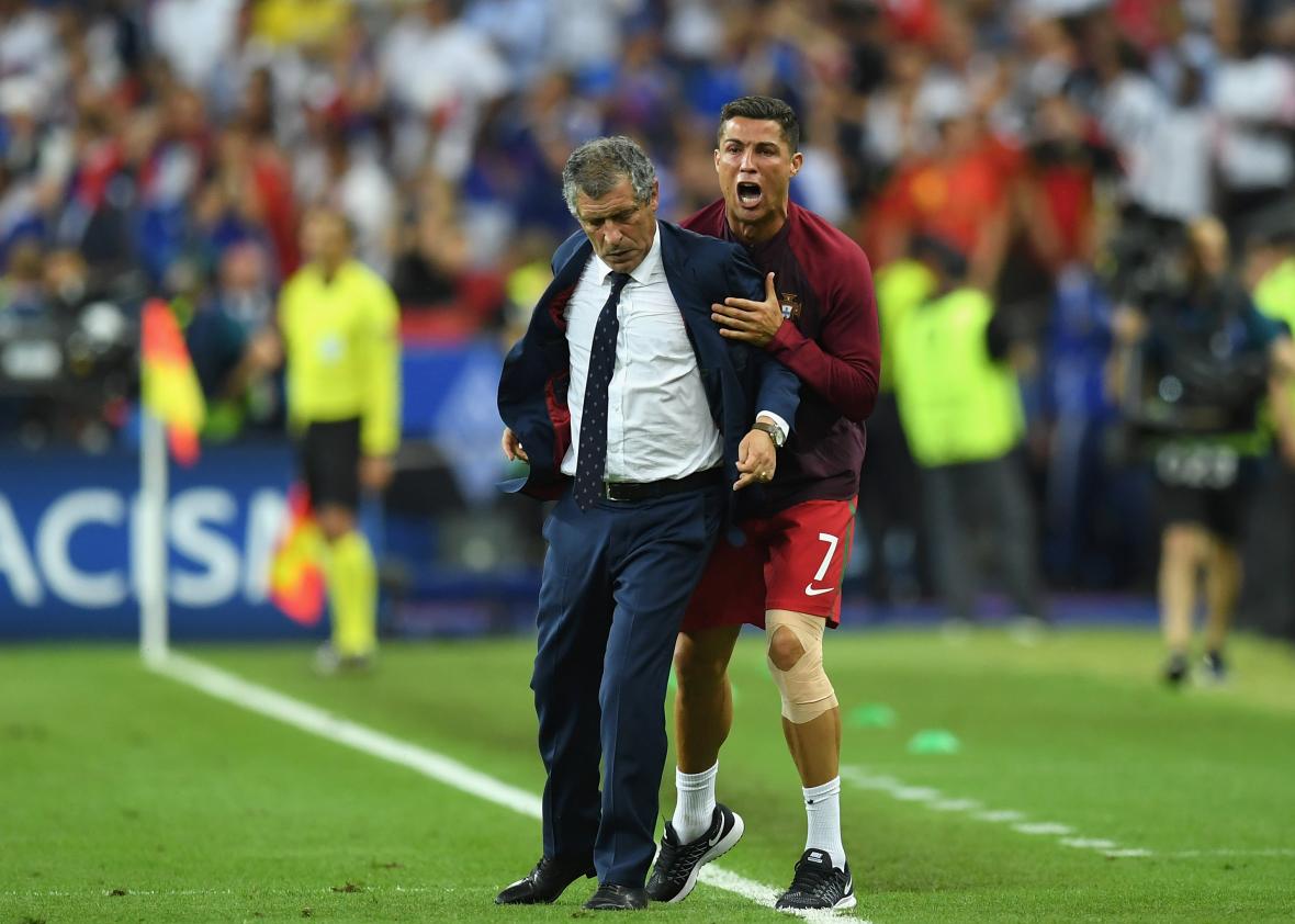 These Photos Of Cristiano Ronaldo And Fernando Santos Are The Real