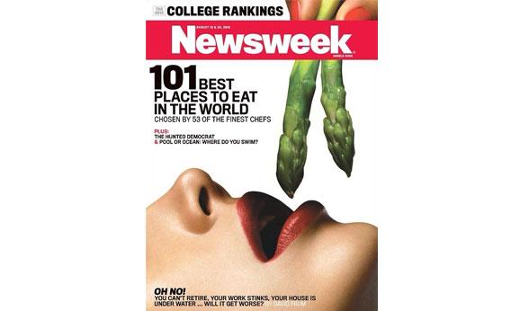 Newsweek cover. Newsweek cover.