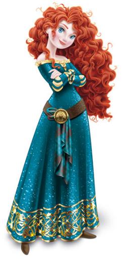 Meridadisneyprincess Merida 2.0, with a slim waist, wider eyes, and tamer hair.