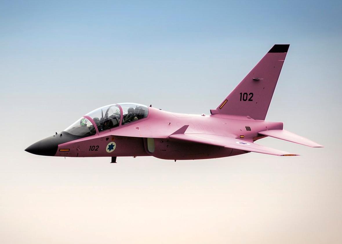 Image result for idf pink fighter jet breast cancer
