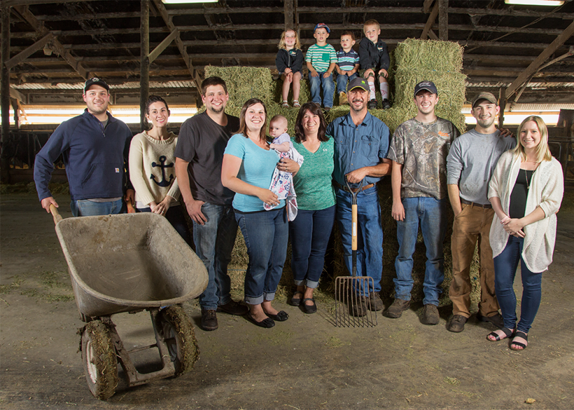 Jenck Family on Jenck Farms, Tillamook, OR