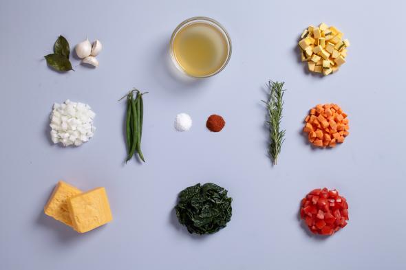 Ingredients for Tomato Vegetable Soup