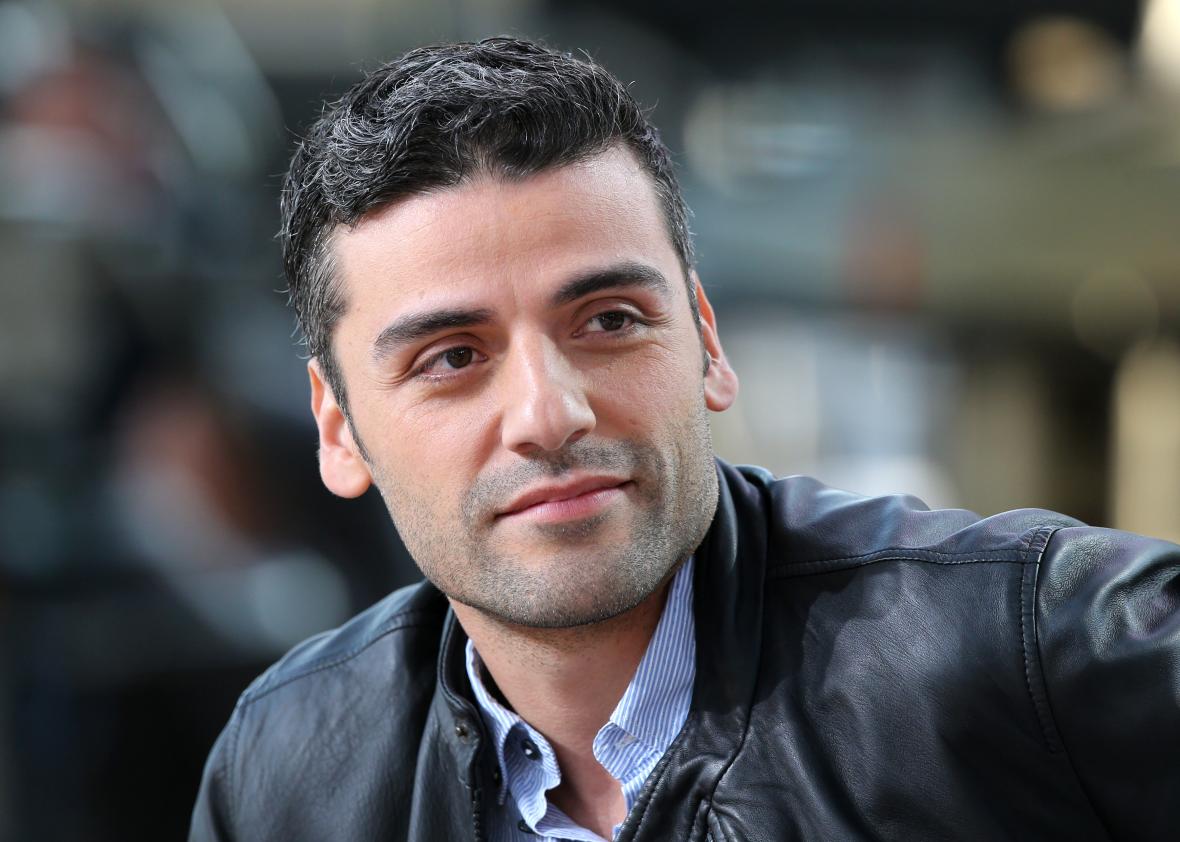 Oscar Isaac, who definitely does NOT have a face for radio.