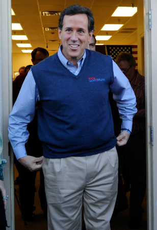 Santorum S Sweater Vest What Does It Mean That The Gop Candidate Always Wears One