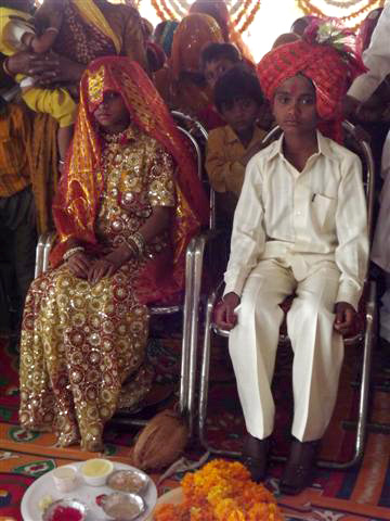 Indian girls become child brides instead of prostitutes. picture