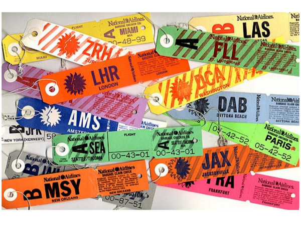 Airline baggage tags: How their brilliant design gets bags from Point A ...