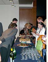 Press feeding time at Sotheby's