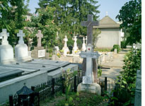 The grave of Romanian dictator Nicolae Ceausescu