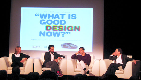 The panel on the state of design at the Museum of Art and Design.