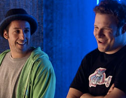 Adam Sandler and Seth Rogen in Funny People. Click image to expand.