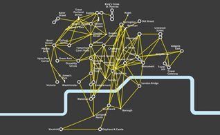 It's faster to walk between linked stations than it is to take the tube.