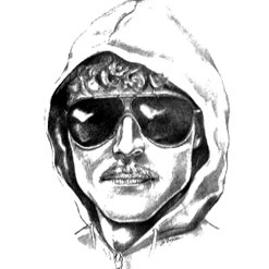 Sketch of the Unabomber from witness memory.