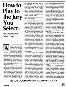 Loftus on jury selection and strategy, 1987. Click image to expand.
