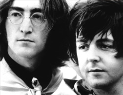 John Lennon and Paul McCartney. Click image to expand.
