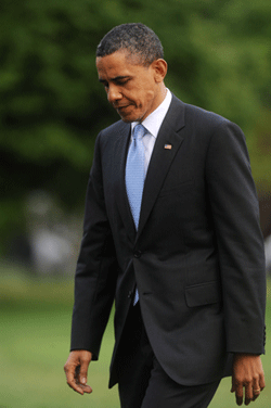 President Obama ponders something important. Click to expand image. 